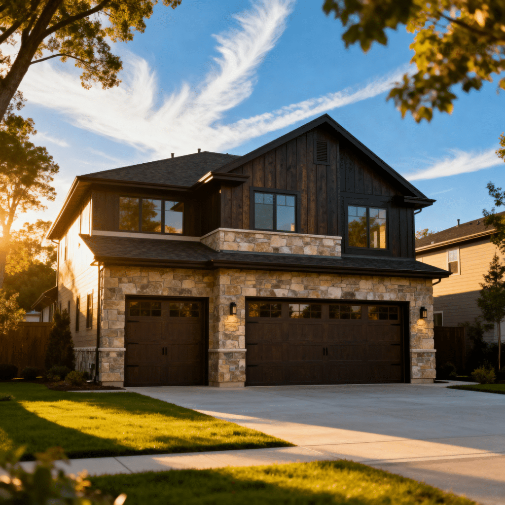 Modern prefab home in Halton Hills by My Own Cottage with garage and energy-efficient suburban design built for Ontario living
