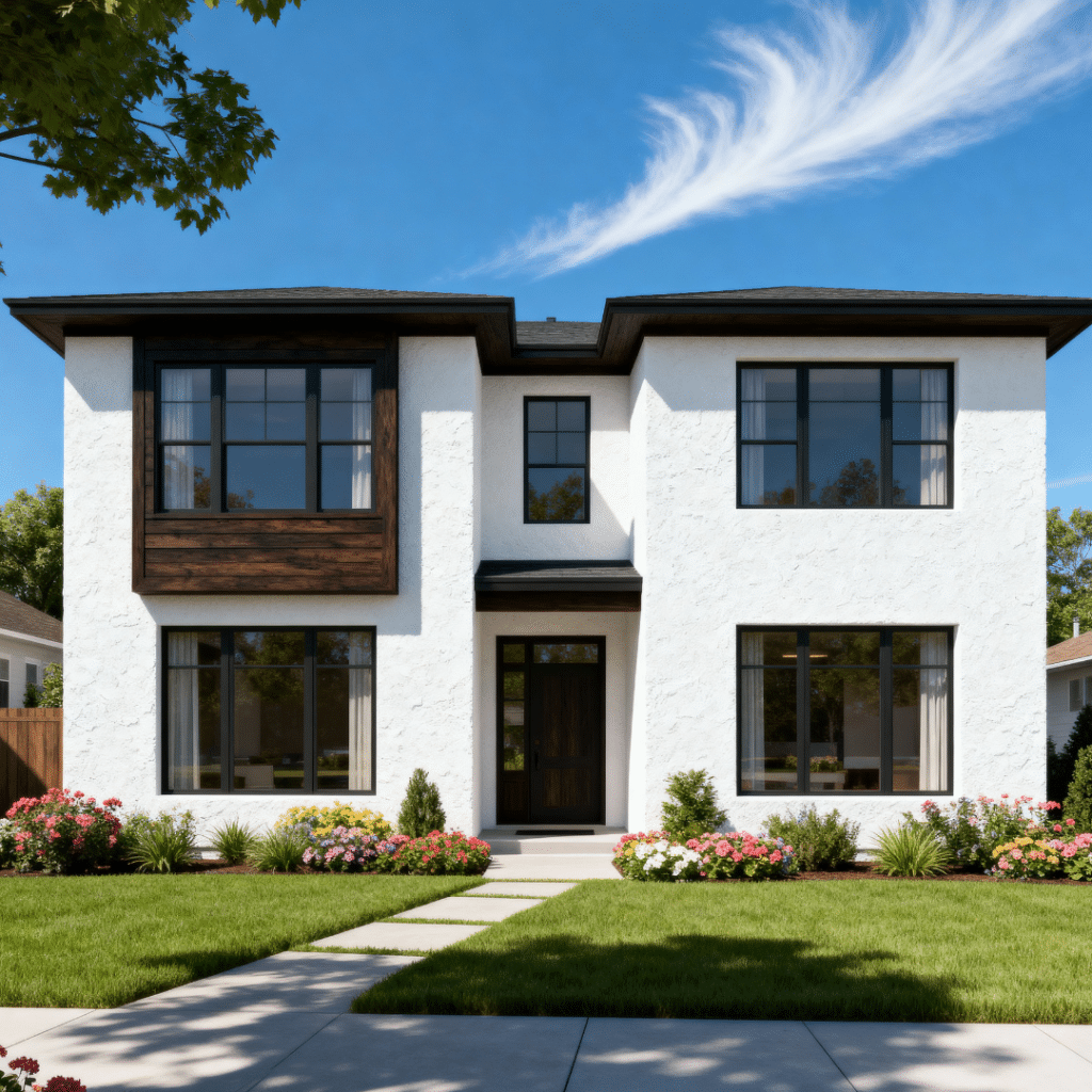 Modern small prefab home in Halton Hills, Ontario by My Own Cottage — showing transparent pricing and luxury design under blue skies.