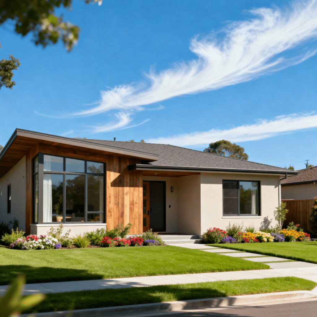 Small modern prefab home in Halton Hills by My Own Cottage built for downsizers and backyard suite investors in Ontario