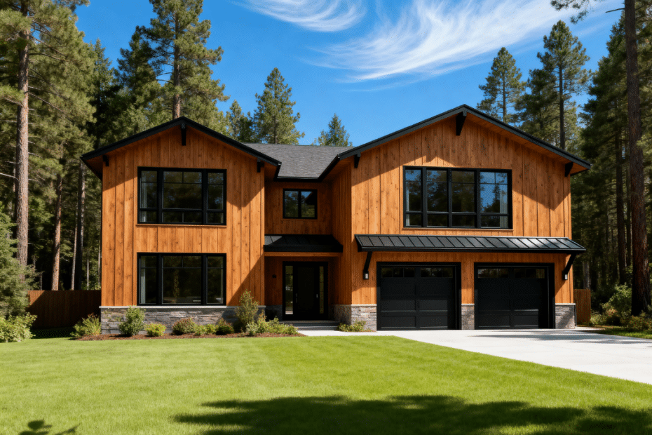 Prefab homes Kawartha Lakes prices illustrated by a modern prefab home on a rural property in Central Ontario with large windows and natural surroundings