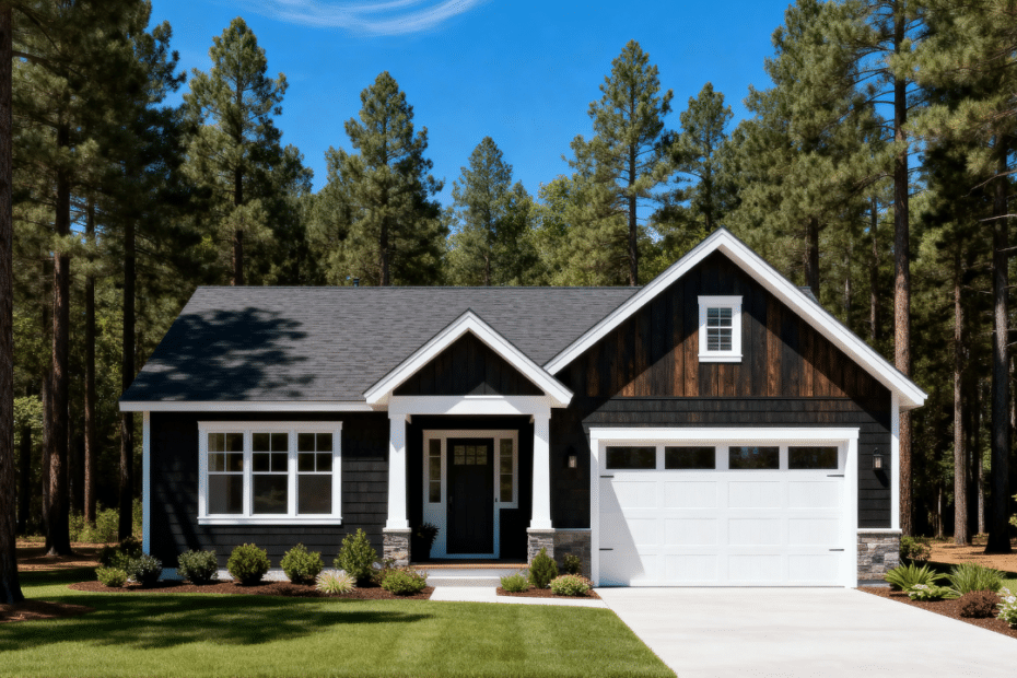 Affordable Canadian prefab homes featuring a modern, energy-efficient single-family prefab house exterior designed for Canadian climates