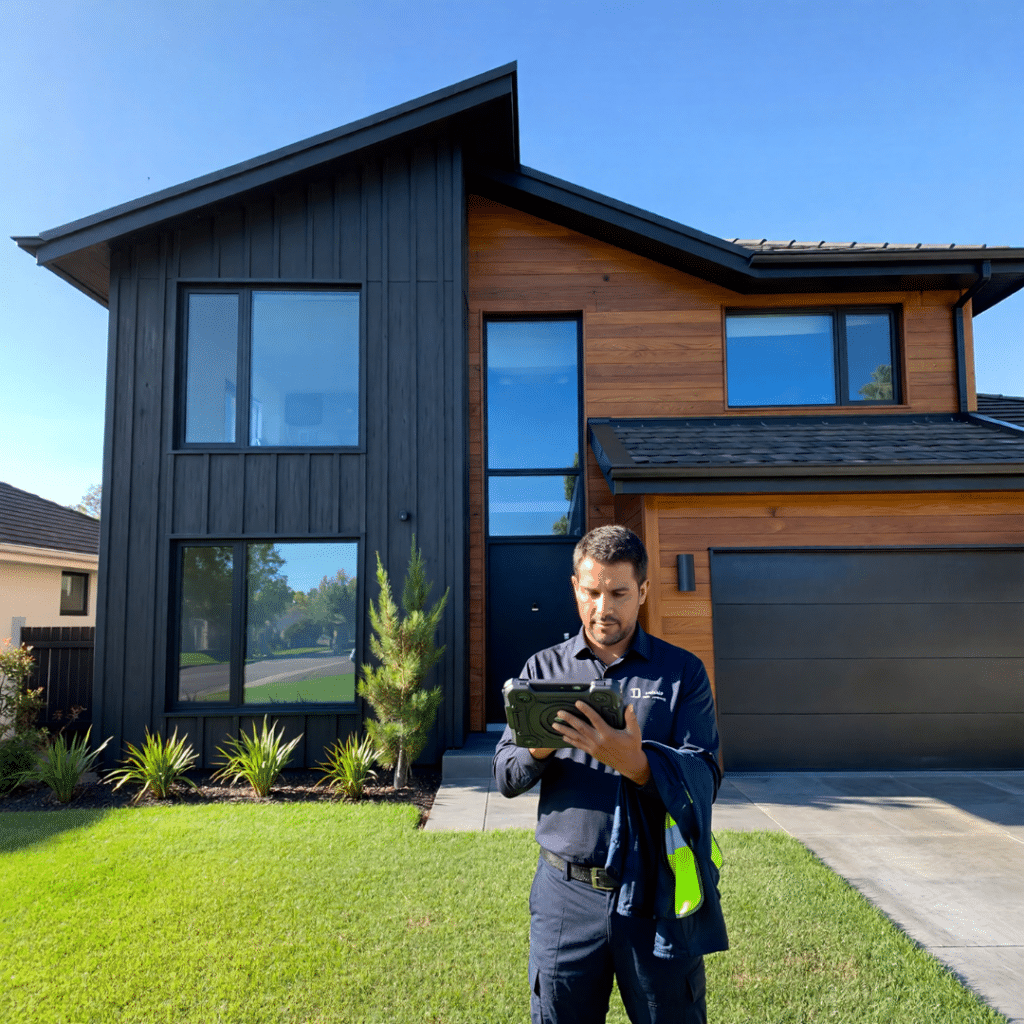 Affordable prefab home builders coordinating final inspection and approvals for a completed prefab home before occupancy.
