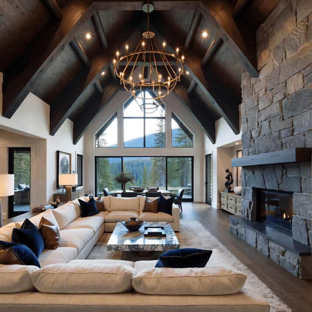 Luxury Canadian prefab home interior showcasing high-end finishes, custom cabinetry, premium materials, and precision craftsmanship