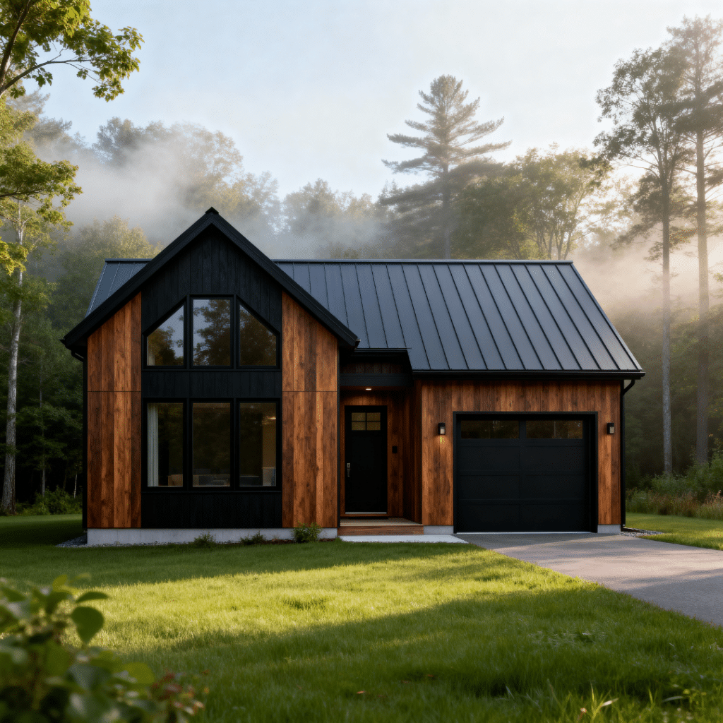 Small and affordable prefab home on a permanent foundation in Kawartha Lakes, illustrating easier prefab home financing approval