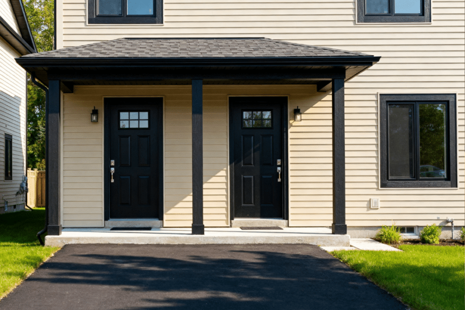 Detached Ontario home with separate entrance secondary suite permitted as-of-right under Ontario zoning rules