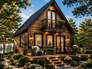 Eagle’s Nest two-storey home design by My Own Cottage, exterior