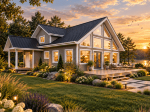 Lily of the Valley two-storey home design by My Own Cottage, exterior