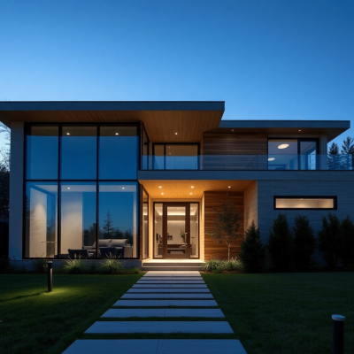 home-builder-Ontario-Canada-Beautiful-Affordable-Prefab-Home-Sleek-Exterior-Unique-Design-in-Orillia-Ontario-Canada